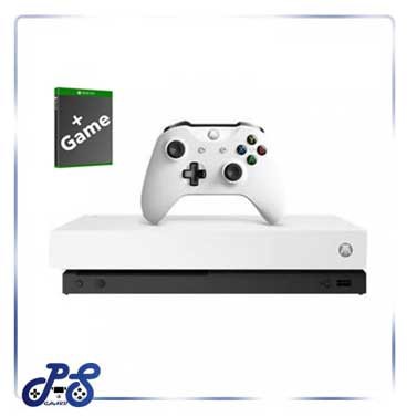 کنسول بازی XBOX One X تک دسته فول بازی
